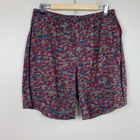 Lululemon Men's T.H.E. Short: Mini Urban Leopard Slate Multi Size XL - Picture 1 of 7